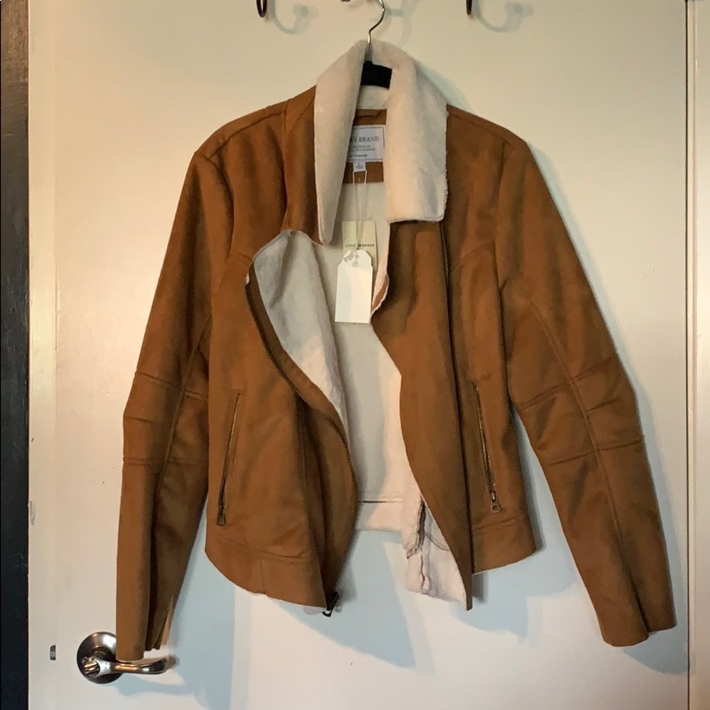 Faux fur jacket